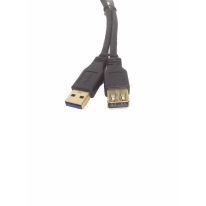 005.002.0045 3M USB 3.0 AM-AF Extension Cable: Black