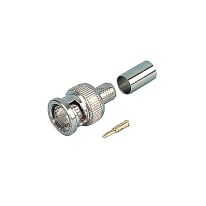 [008.008.0095] 008.008.0095 RG6 Quad BNC Crimp Connector -  Separate Pin
