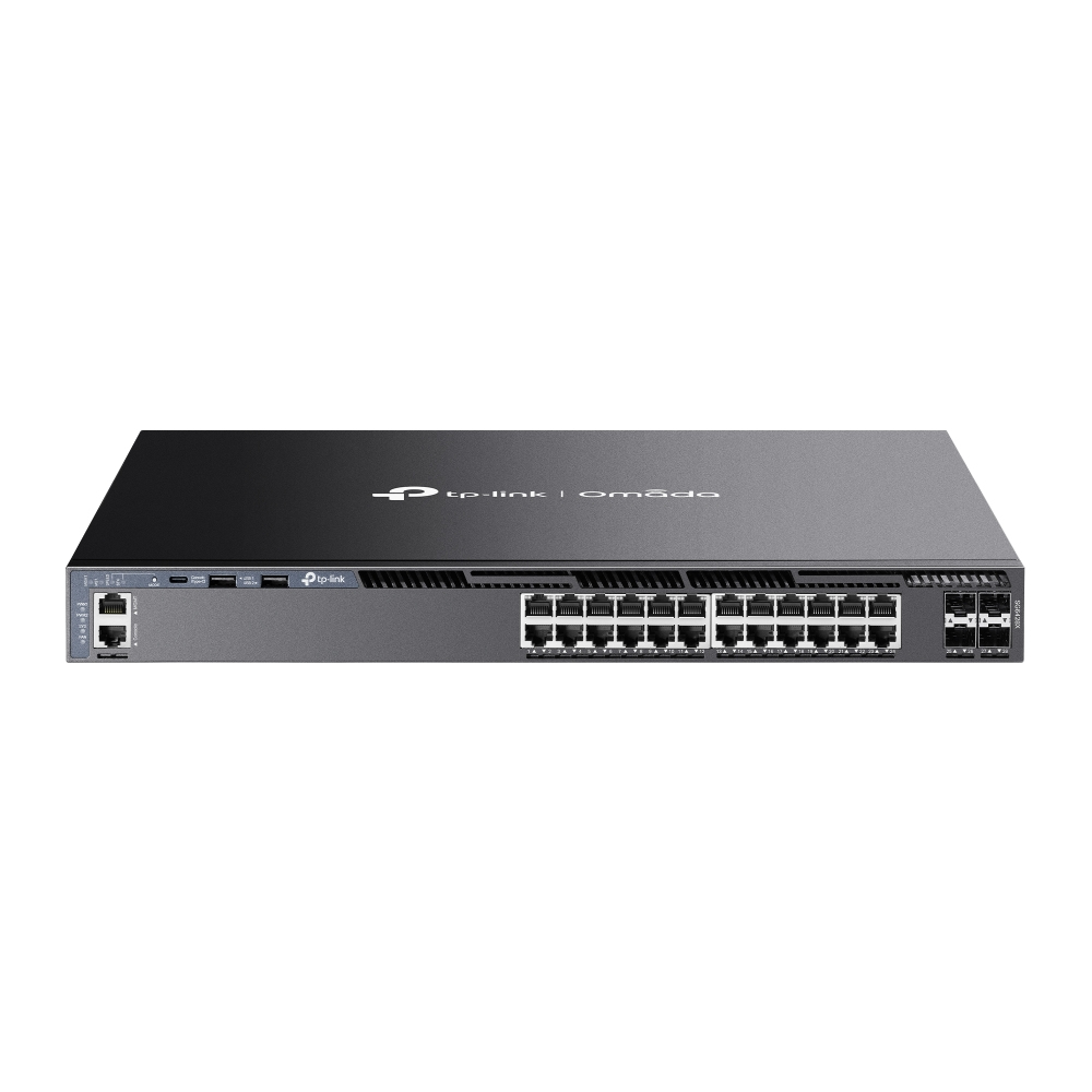 [SG6428X] SG6428X TP-Link  Omada 24-Port Gigabit Stackable L3 Managed Switch with 4 10G Slots