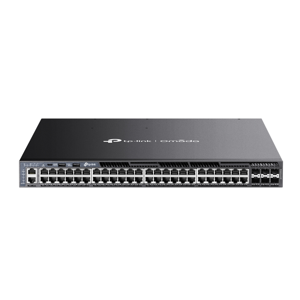 [SG6654XHP] SG6654XHP TP-Link  Omada 48-Port Gigabit Stackable L3 Managed PoE+ Switch with 6 10G Slots