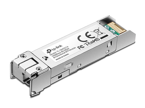 [SM321B-2] SM321B-2 TP-Link 1000Base-BX WDM Bi-Directional SFP Module (TL-) TX: 1310nm, RX: 1550nm, Up To 2KM Transmission Distance, LC Simplex