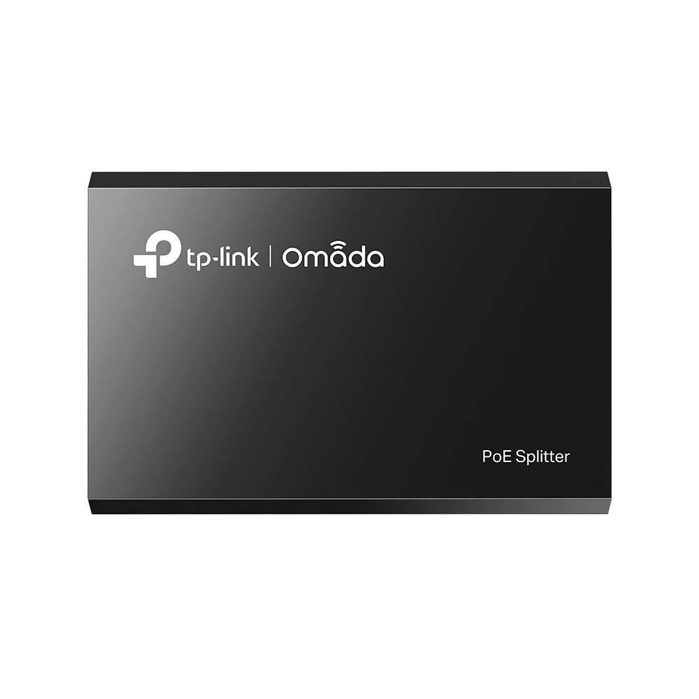 [POE10R] POE10R TP-Link  Omada PoE Splitter 2xGbE Gigabit RJ45 Port Power Over Ethernet Adapter carry Power & Data over 100m Plug & Play