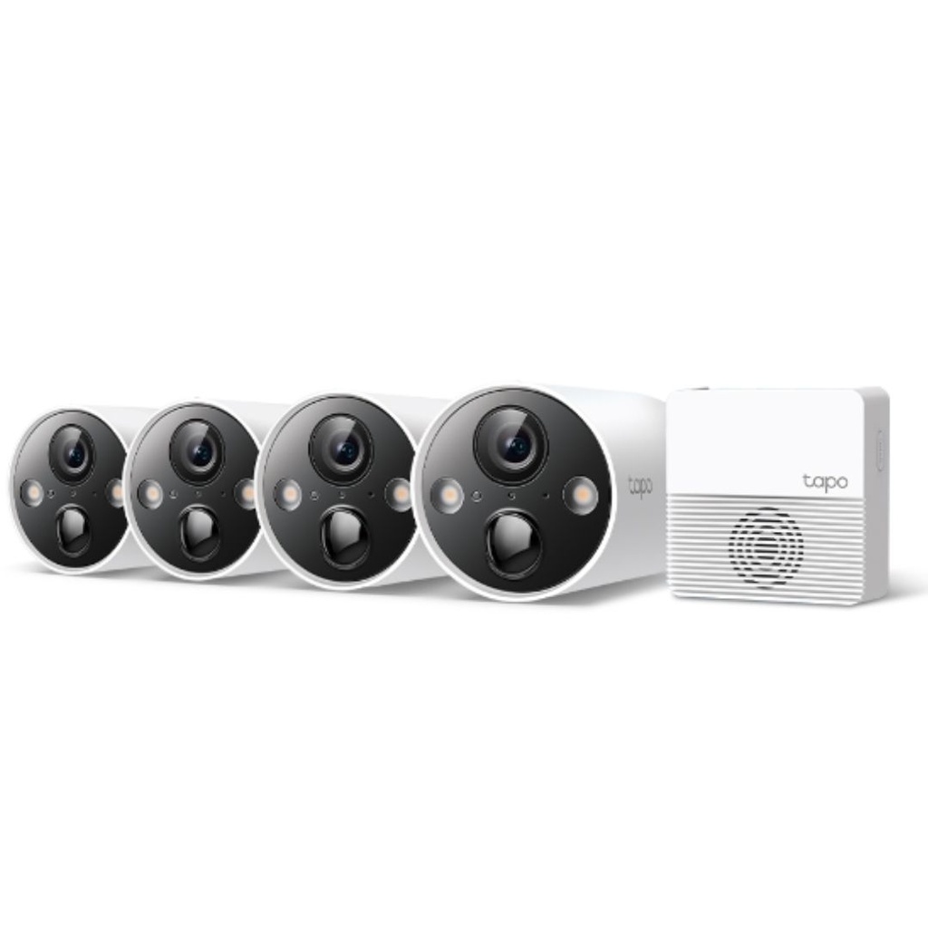 [Tapo C420S4] Tapo C420S4 TP-Link  Smart Wire-Free Security Camera System, 4-Camera System