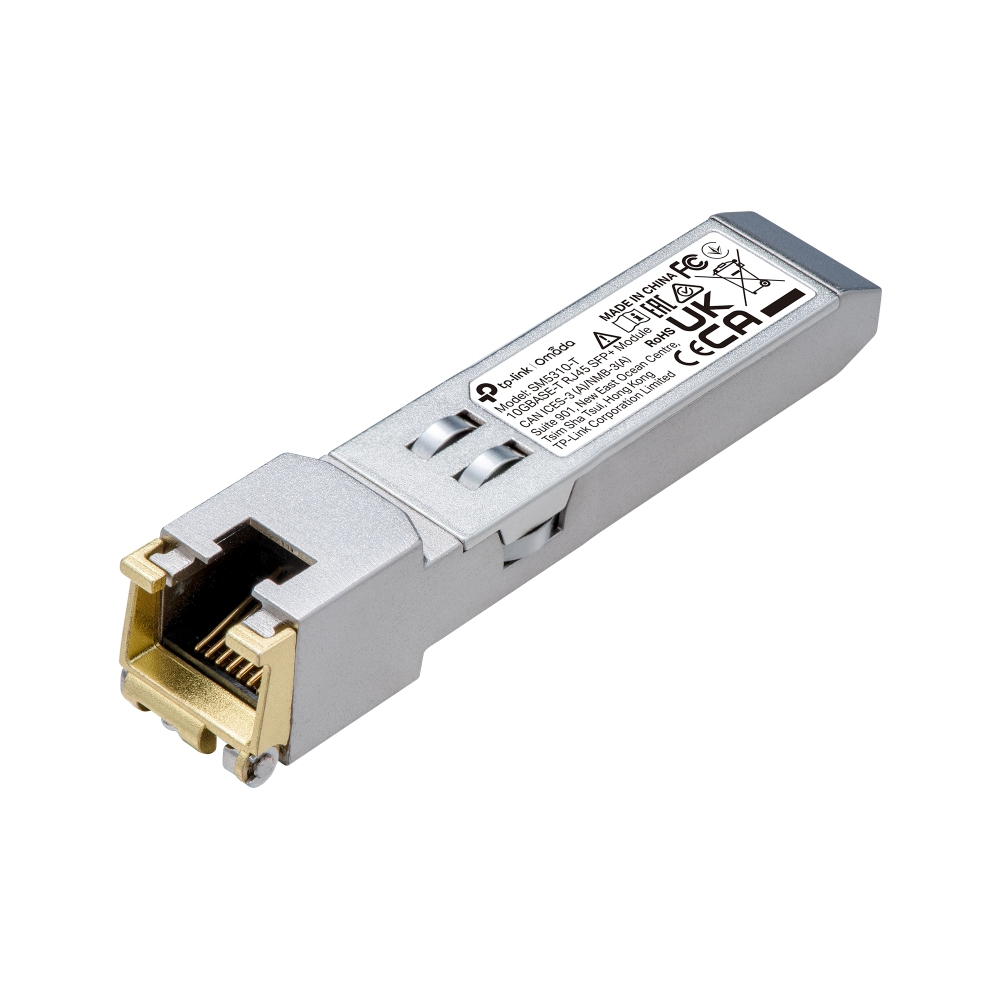 [SM5310-T] SM5310-T TP-Link TL- 10G BASE-T RJ45 SFP+ Module, Transmit data up to 30m* at 10 Gbps, Support DDM, Support TX Disable function, Metallic EnclosuRR