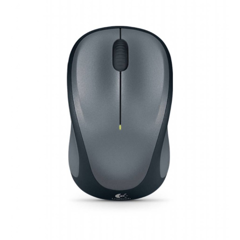 [97855090720] 97855090720 Logitech M235 Wireless Mouse Grey Contoured design Glossy Comfort Grip Advanced Optical Tracking 1-year battery life