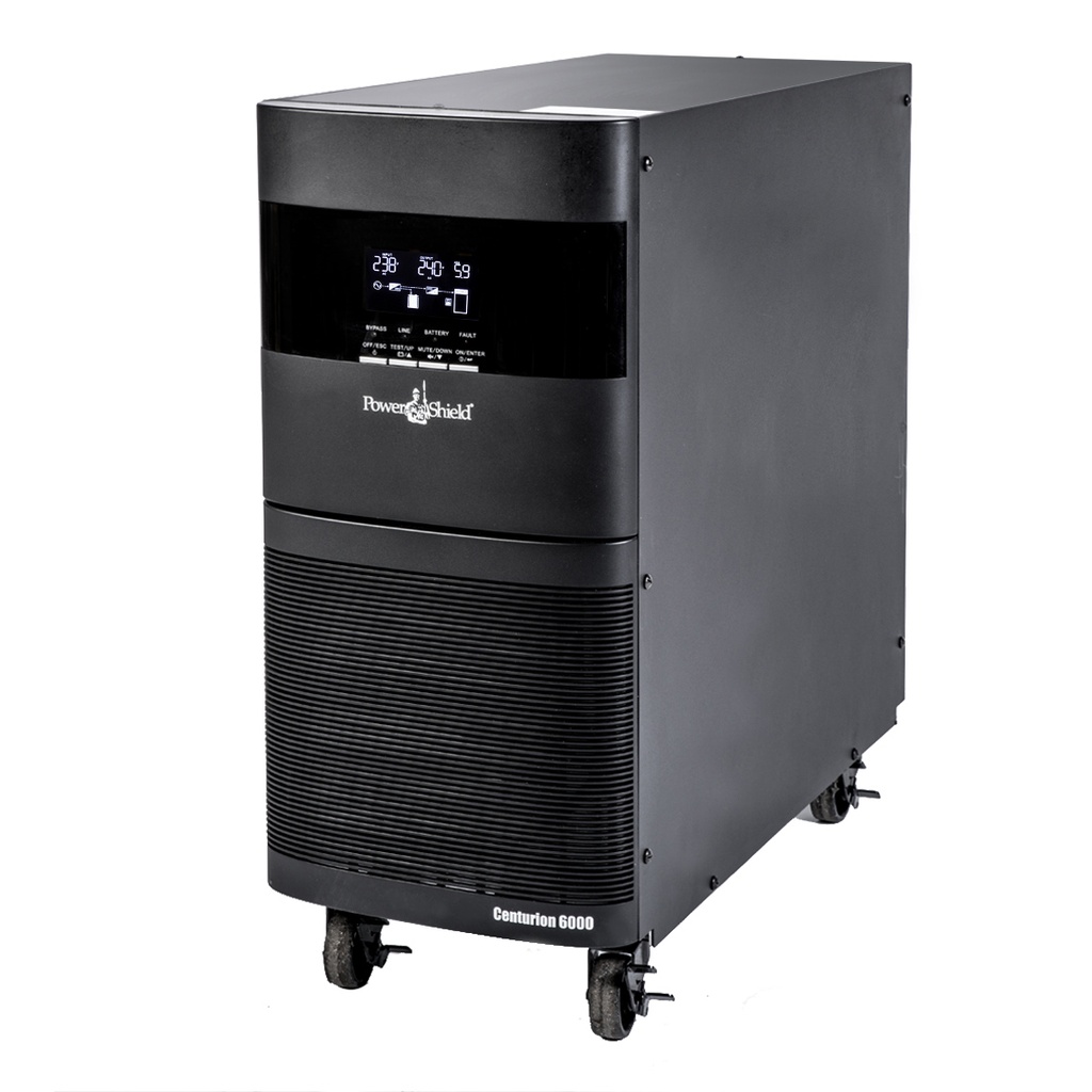 [9346909000224] 9346909000224 PowerShield Centurion Tower UPS 6000VA/6000W, hardwired input, 4 AUS sockets, hot-swappable batteries, 2-year warranty