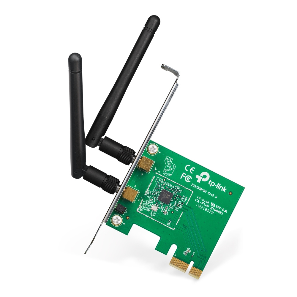 [6935364050573] 6935364050573 TP-Link TL-WN881ND N300 Wireless N PCI Express Adapter 2.4GHz (300Mbps) 802.11bgn 2x2dBi Detachable Omni Antennas MIMO with Low Profile Bracket
