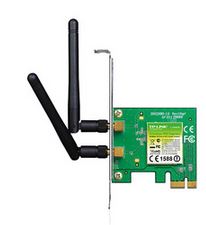 [6935364050573] TP-Link TL-WN881ND N300 Wireless N PCI Express Adapter 2.4GHz (300Mbps) 802.11bgn 2x2dBi Detachable Omni Antennas MIMO with Low Profile Bracket