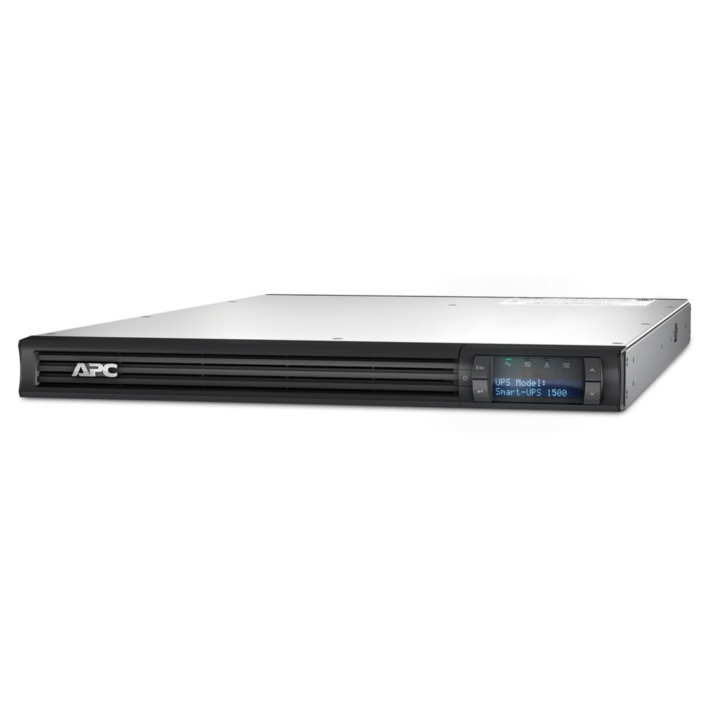 [731304299400] 731304299400 APC Smart-UPS 1500VA/1000W Line Interactive UPS, 1U RM, 230V/10A Input, 4x IEC C13 Outlets, Lead Acid Battery, SmartSlot,LCD