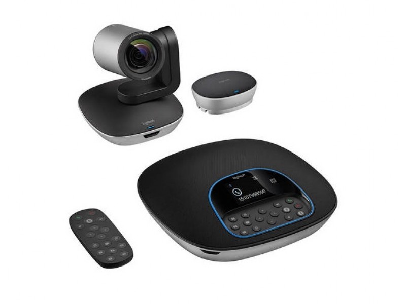 [97855118462] 97855118462 Logitech Group- Conference Cam Group HD Video Conferencing Webcam for Med-Large Meeting Rooms 1080p Pan Tilt Zoom Camera  Speakerphone BT NFC
