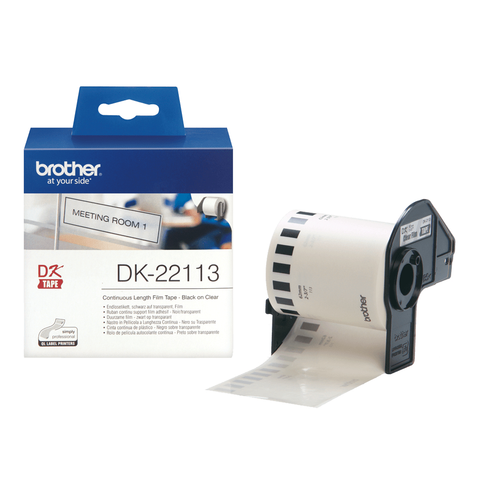 [4977766628235] 4977766628235 Brother Clear Continuous Film 62mm x 15.24m (SO)