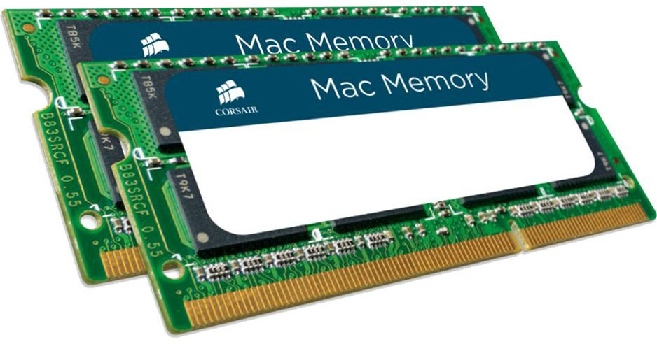 [843591029681] 843591029681 Corsair 16GB (2x8GB) DDR3L SODIMM 1600MHz 1.35V MAC Memory for Apple Macbook Notebook RAM