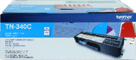 [4977766682756] 4977766682756 Brother TN-340C Colour Laser Toner - Standard Yield Cyan, HL-4150CDN/4570CDW, DCP-9055CDN, MFC-9460CDN/9970CDW - 1500 pages