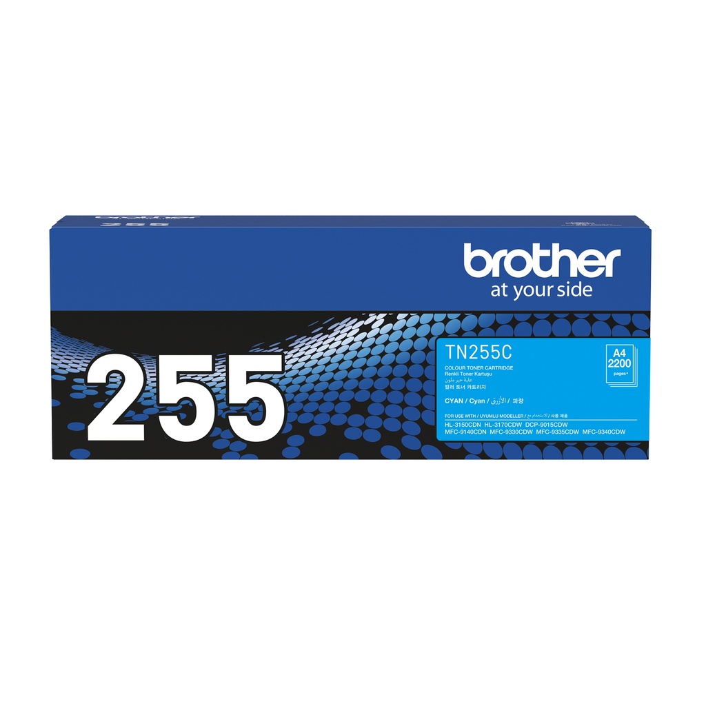[4977766718912] 4977766718912 Brother TN-255C - CYAN HIGH YIELD TONER CARTRIDGE TO SUIT HL-3150CDN/3170CDW/MFC-9140CDN/9330CDW/9335CDW/9340CDW /DCP-9015CDW(2,200 Pages)