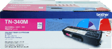 [4977766682770] 4977766682770 Brother TN-340M Colour Laser Toner - Standard Yield Megenta, HL-4150CDN/4570CDW, DCP-9055CDN, MFC-9460CDN/9970CDW - 1500 pages