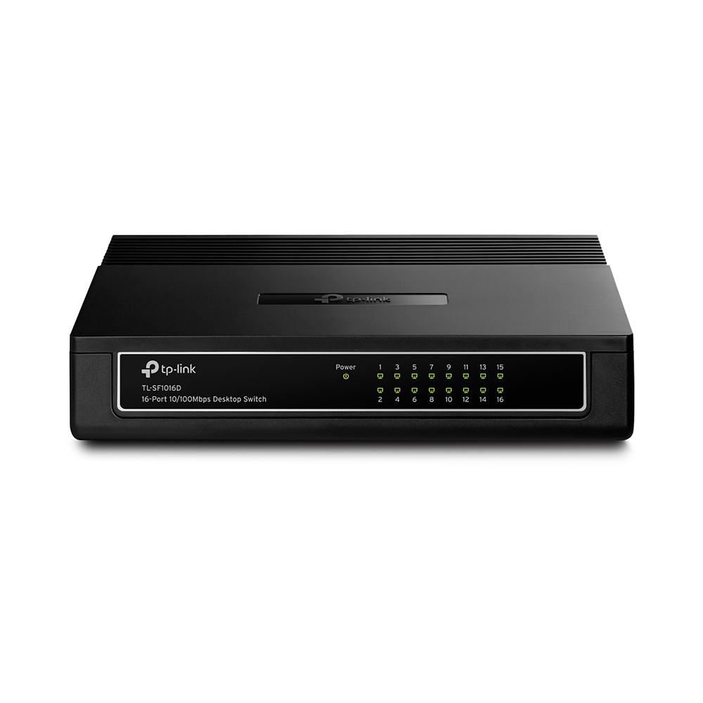 [6935364020293] 6935364020293 TP-Link TL-SF1016D 16-Port 10/100Mbps Desktop Switch or wall-mounting design Plug and play 3.2Gbps Switching Capacity Auto-MDI/MDIX Supports MAC