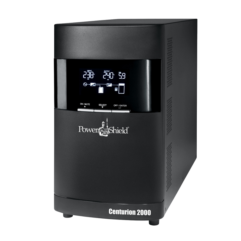[9346909000200] 9346909000200 PowerShield Centurion Tower UPS 2000VA/1800W, 10A input, 4 AUS sockets, hot-swappable batteries, 2-year warranty