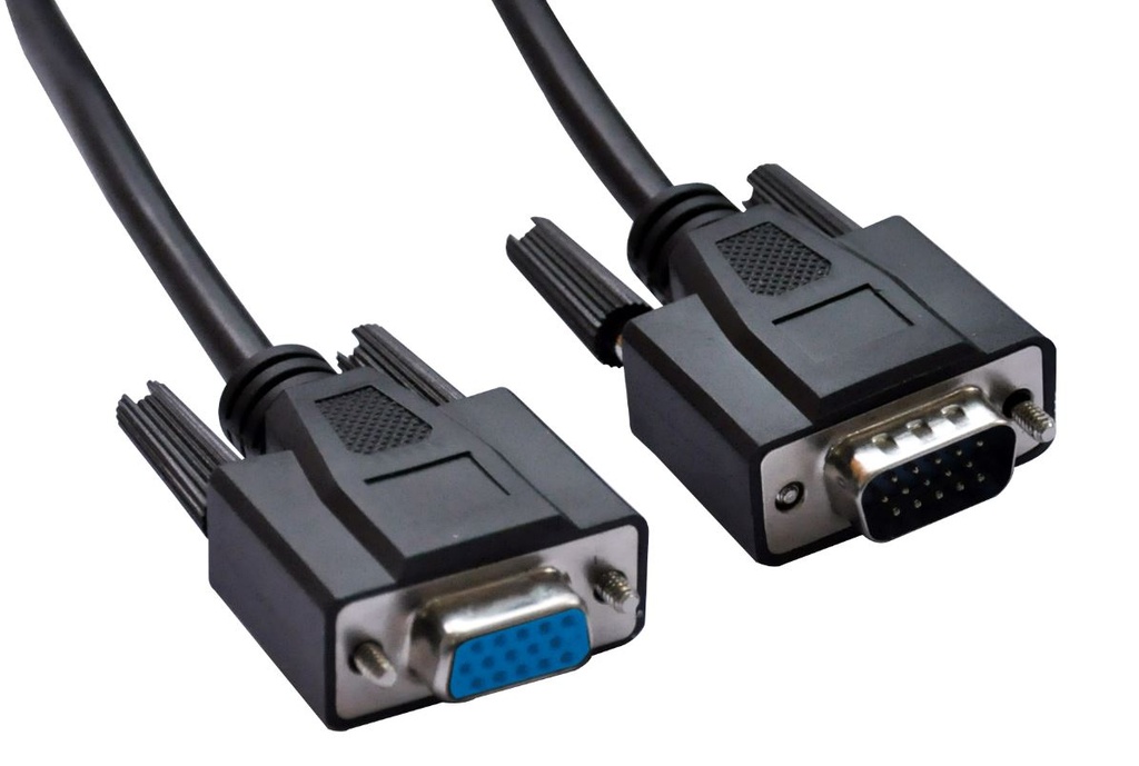[9320200700076] 9320200700076 Astrotek VGA Extension Cable 3m - 15 pins Male to 15 pins Female for Monitor PC Molded Type Black