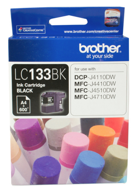 [4977766715379] 4977766715379 Brother LC-133BK Black Ink Cartridge - MFC-J6520DW/J6720DW/J6920DW and DCP-J4110DW/MFC-J4410DW/J4510DW/J4710DW and DCP-J152W/J172W/J552DW/J752