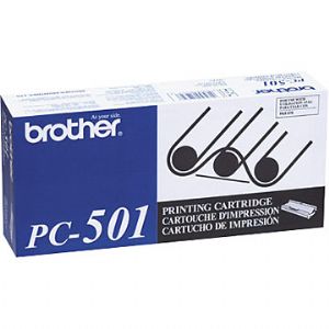 [4977766634083] Brother PC-501 1 Print Cartridge + 1 Roll - to suit FAX- 827/827S/837MC/837MCS/878