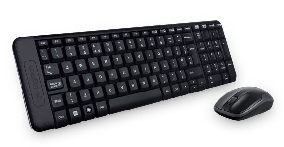 [97855077998] 97855077998 Logitech MK220 Wireless Keyboard  Mouse Combo Much smaller design, same keys 2.4 GHz 128-bit AES encryption Fewer battery hassles