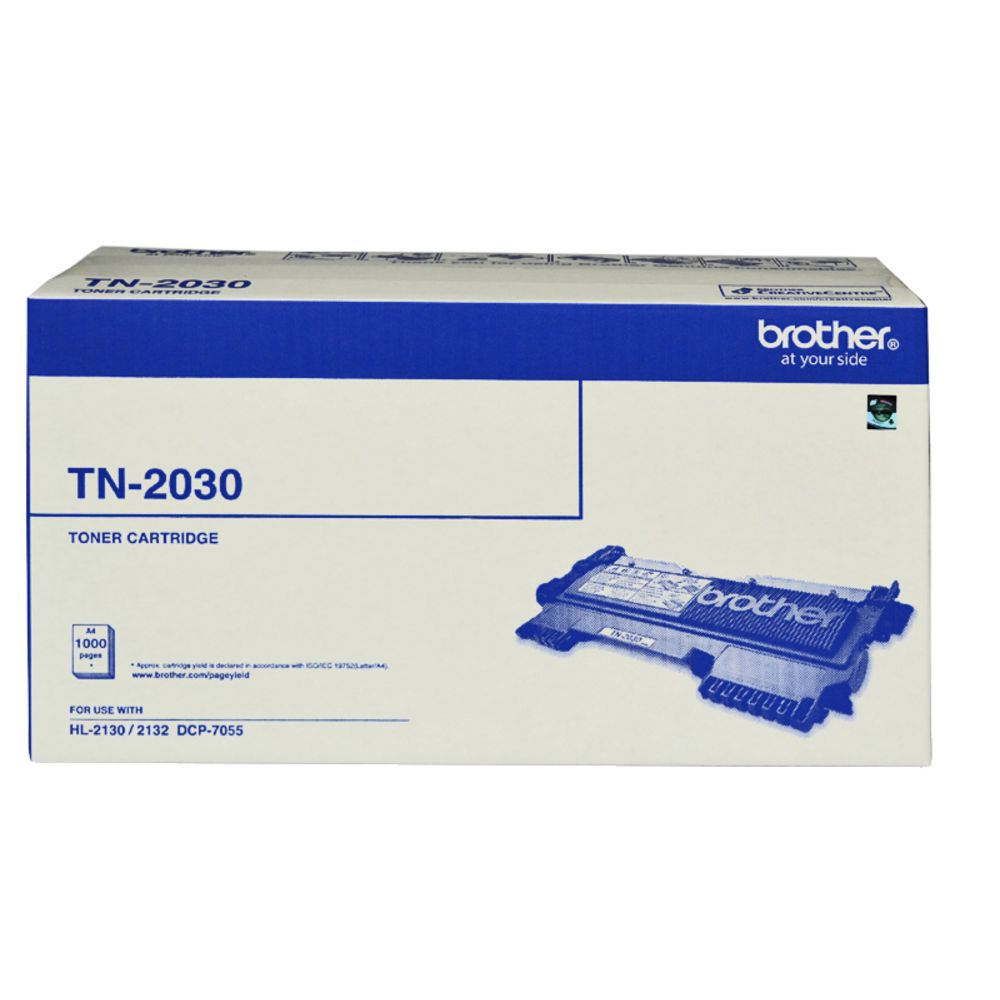 [4977766689137] Brother TN-2030 Mono Laser Toner, HL-2130/2132/2135W, DCP-7055- up to 1,000 pages