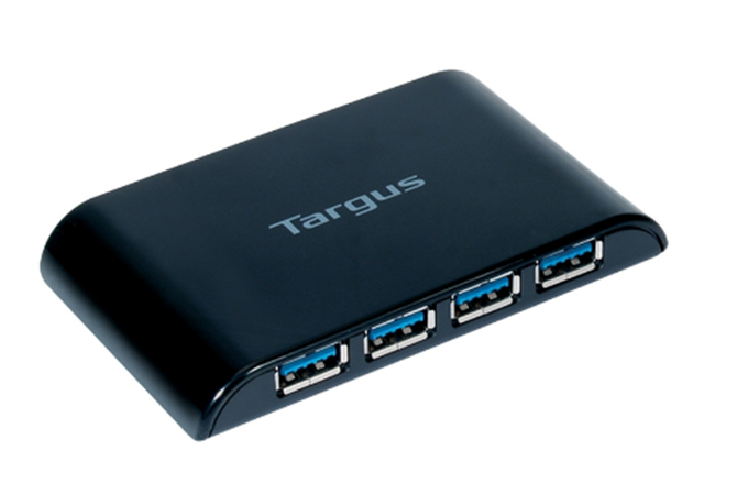 [92636307653] 92636307653 Targus 4 Port Smart USB 3.0 Hub Self-Powered with 10 Times Faster Transfer Speed Than USB 2.0