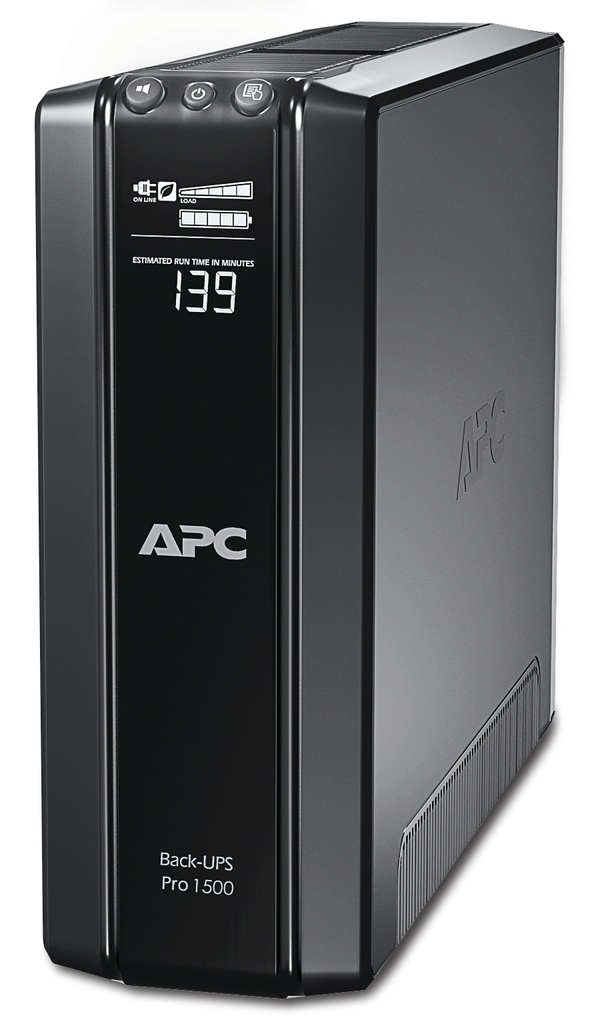 [731304268741] 731304268741 APC Back-UPS Pro 1500VA/865W Line Interactive UPS, Tower, 230V/10A Input, 10x IEC C13 Outlets, Lead Acid Battery, LCD, AVR