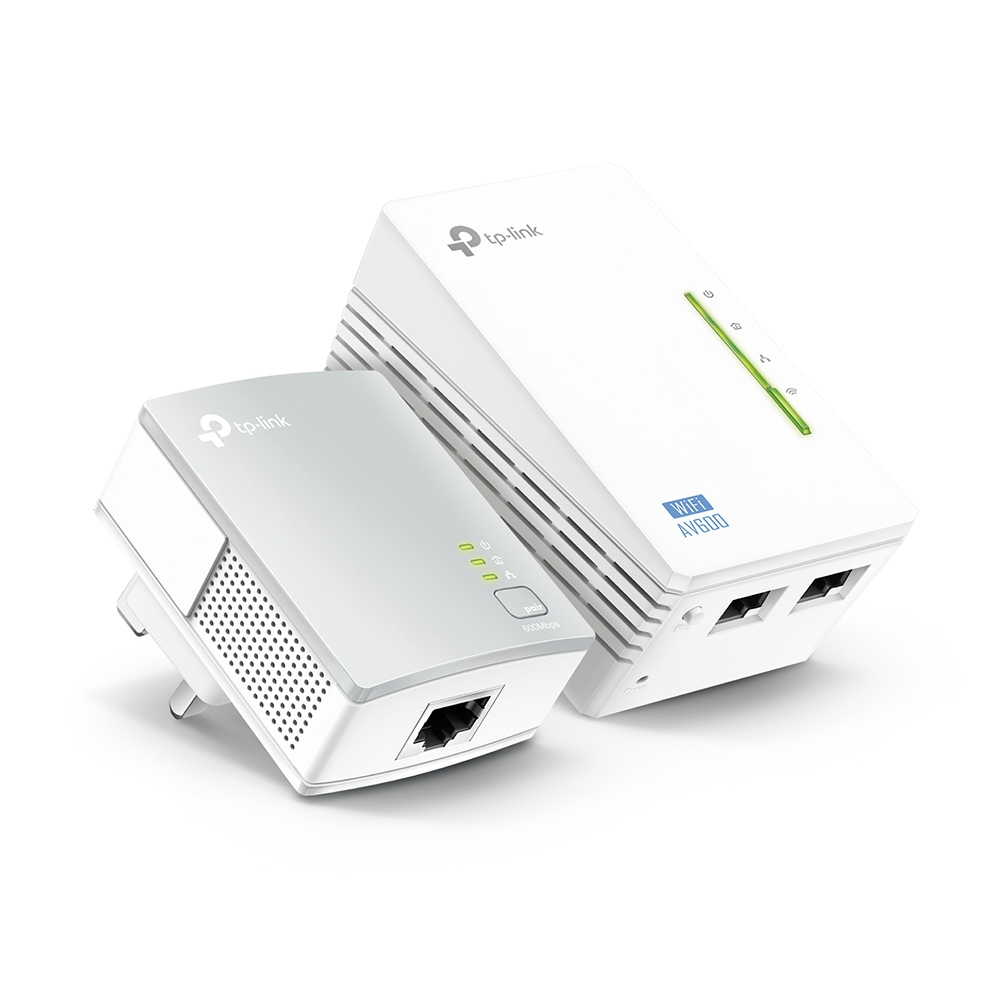 [6935364032883] 6935364032883 TP-Link TL-WPA4220 KIT 300Mbps AV600 Wi-Fi Powerline Extender Starter Kit 600Mbps HomePlug AV 300Mbps Wireless 2x100Mbps LAN 2.4GHz 802.11bgn 300m ran