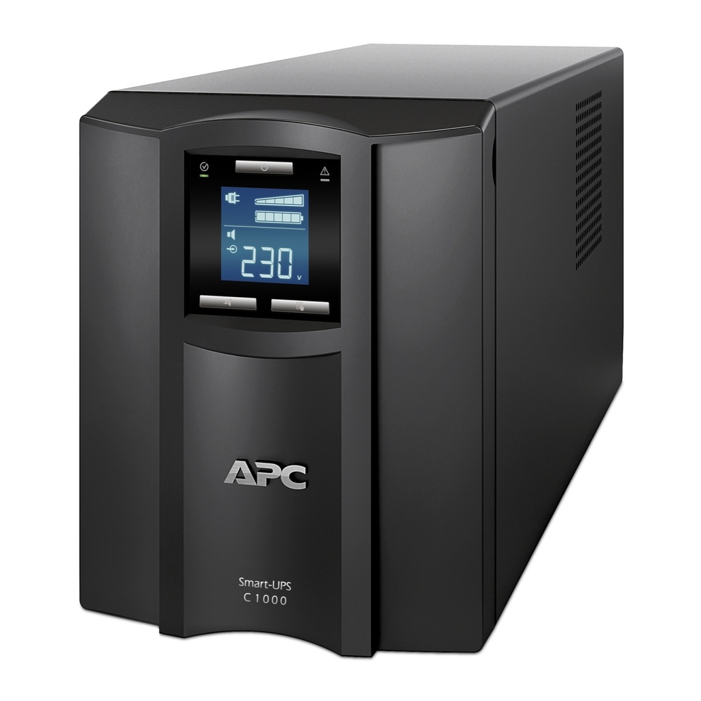 [731304303701] 731304303701 APC Smart-UPS C 1500VA/900W Line Interactive UPS, Tower, 230V/10A Input, 8x IEC C13 Outlets, Lead Acid Battery