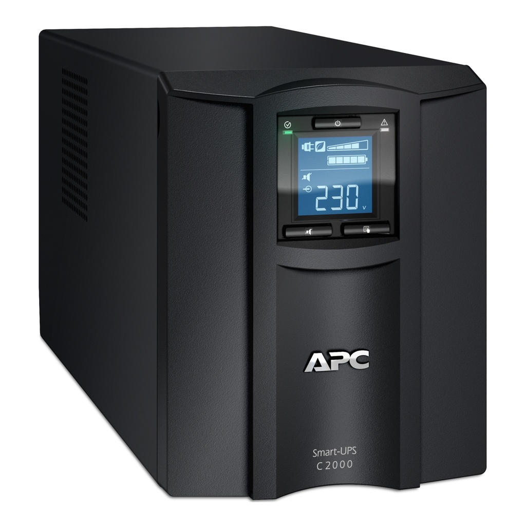 [731304310075] 731304310075 APC Smart-UPS C 2000VA/1300W Line Interactive UPS, Tower, 230V/16A Input, 6x IEC C13 Outlets, Lead Acid Battery, USB  Serial, Graphic LCD