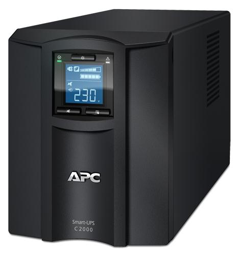 [731304310075] APC Smart-UPS C 2000VA/1300W Line Interactive UPS, Tower, 230V/16A Input, 6x IEC C13 Outlets, Lead Acid Battery, USB  Serial, Graphic LCD