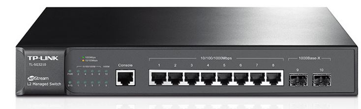 [6935364006396] TP-Link SG3210  JetStream 8-Port Gigabit L2 Managed Switch with 2 SFP Slots Omada