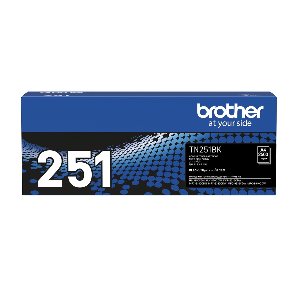 [4977766718837] 4977766718837 Brother TN-251BK BLACK TONER CARTRIDGE TO SUIT HL-3150CDN/3170CDW/MFC-9140CDN/9330CDW/9335CDW/9340CDW /DCP-9015CDW (2,500 Pages)