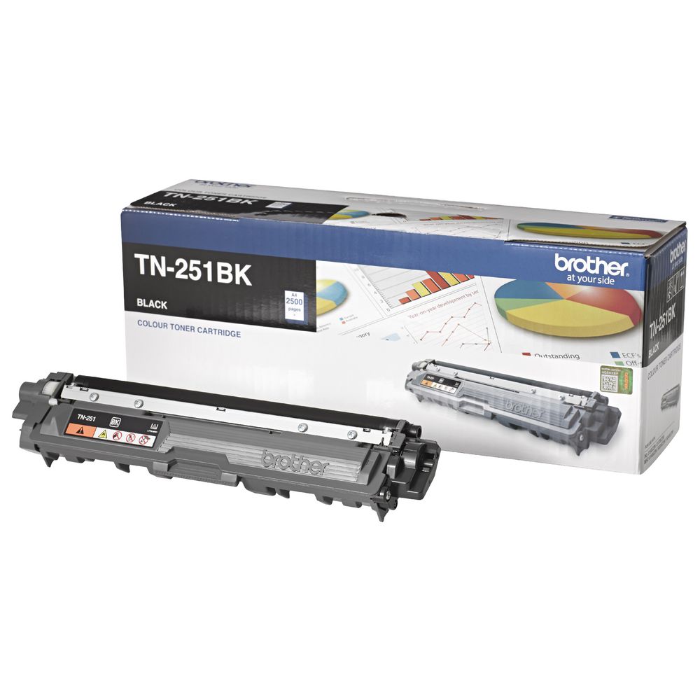 [4977766718837] Brother TN-251BK BLACK TONER CARTRIDGE TO SUIT HL-3150CDN/3170CDW/MFC-9140CDN/9330CDW/9335CDW/9340CDW /DCP-9015CDW (2,500 Pages)