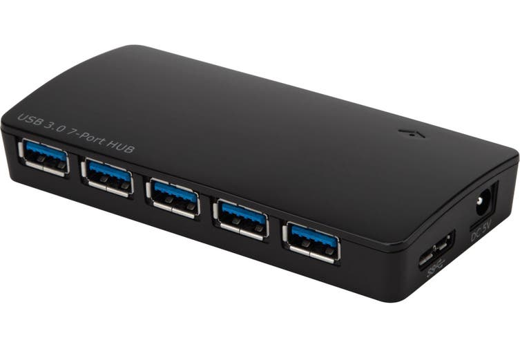 [92636312206] Targus 7 Port USB 3.0 Power Hub With Fast Charging and 5Gbps Transfer Speed/ Accept USB 2.0/1. x Devices