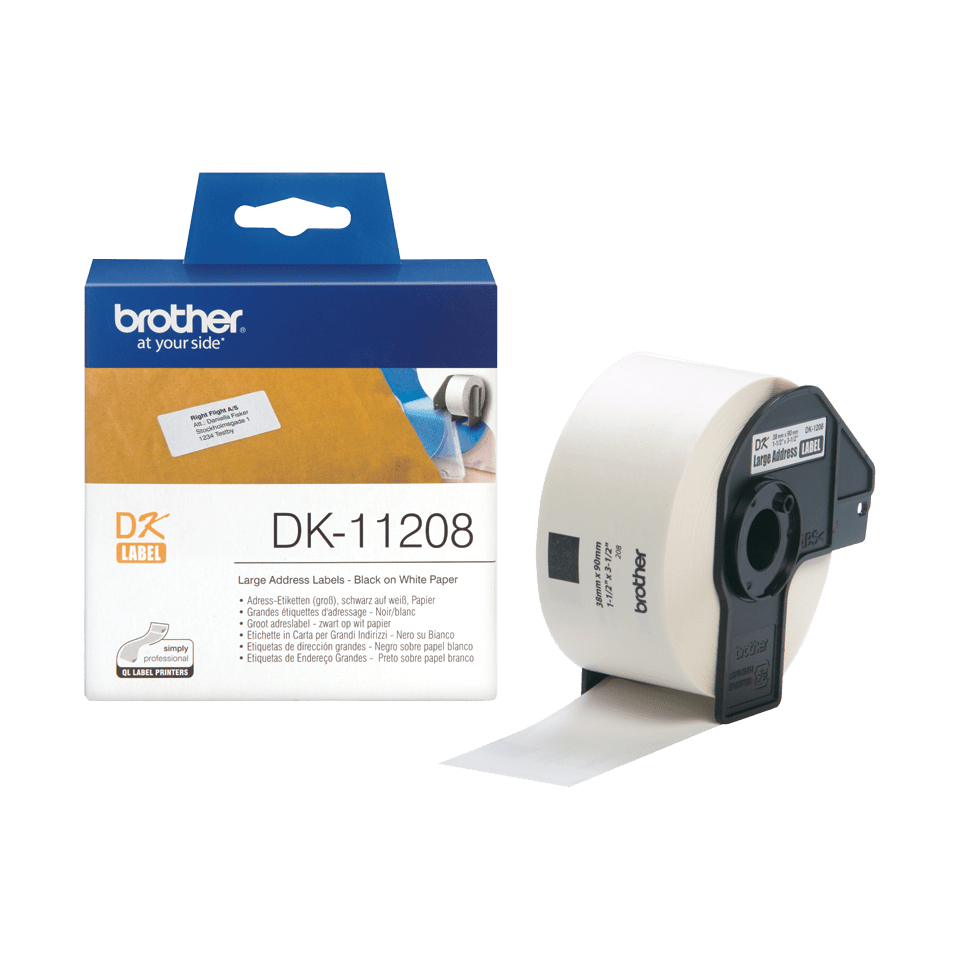 [4977766628129] 4977766628129 White StandardLarge Address Label 38mmX90mm,400 per roll