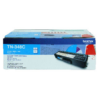 [4977766682947] 4977766682947 Brother TN-348C Colour Laser Toner - Super High Yield Cyan- HL-4150CDN/4570CDW, DCP-9055CDN, MFC-9460CDN/9970CDW - 6000 pages
