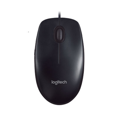 [97855066756] Logitech M90 USB Wired Optical Mouse 1000dpi for PC Laptop Mac Full Size Comfort smooth mover ~B100