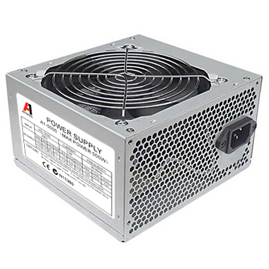 [PSA1-5000] PSA1-5000 Aywun 500W Retail 120mm FAN ATX PSU. 1x 6PIN PCI-E, 24PIN ATX. Easy to Install, 2 Years Peace of Mind Warranty