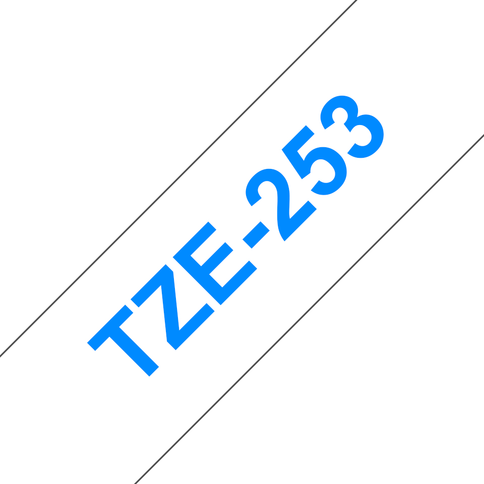 [4977766681469] 4977766681469 Brother 24MM Blue On White TZ Tape