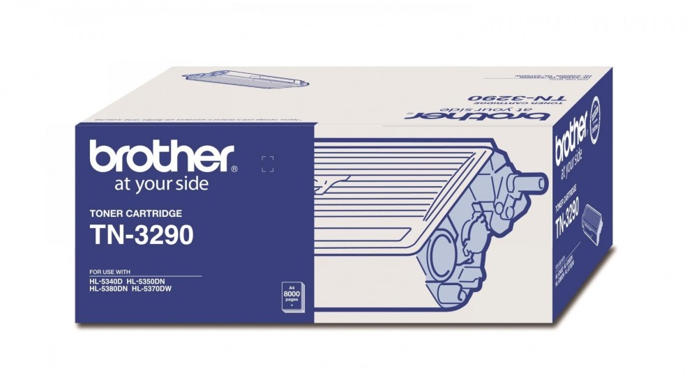 [4977766666602] Brother TN-3290 Mono Laser Toner - High Yield - HL-5340D/5350DN/5370DW/5380DN, MFC-8370DN/8890DW/8880DN- up to 8000 pages