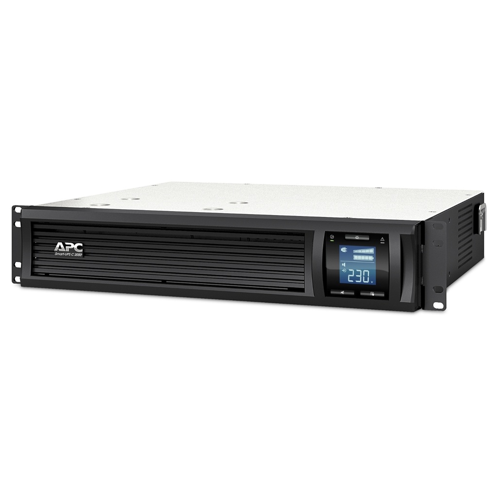 [731304310082] APC Smart-UPS C 2000VA/1300W Line Interactive UPS, 2U RM, 230V/16A Input, 6xIEC C13 Outlets, Lead Acid Battery, Graphic LCD
