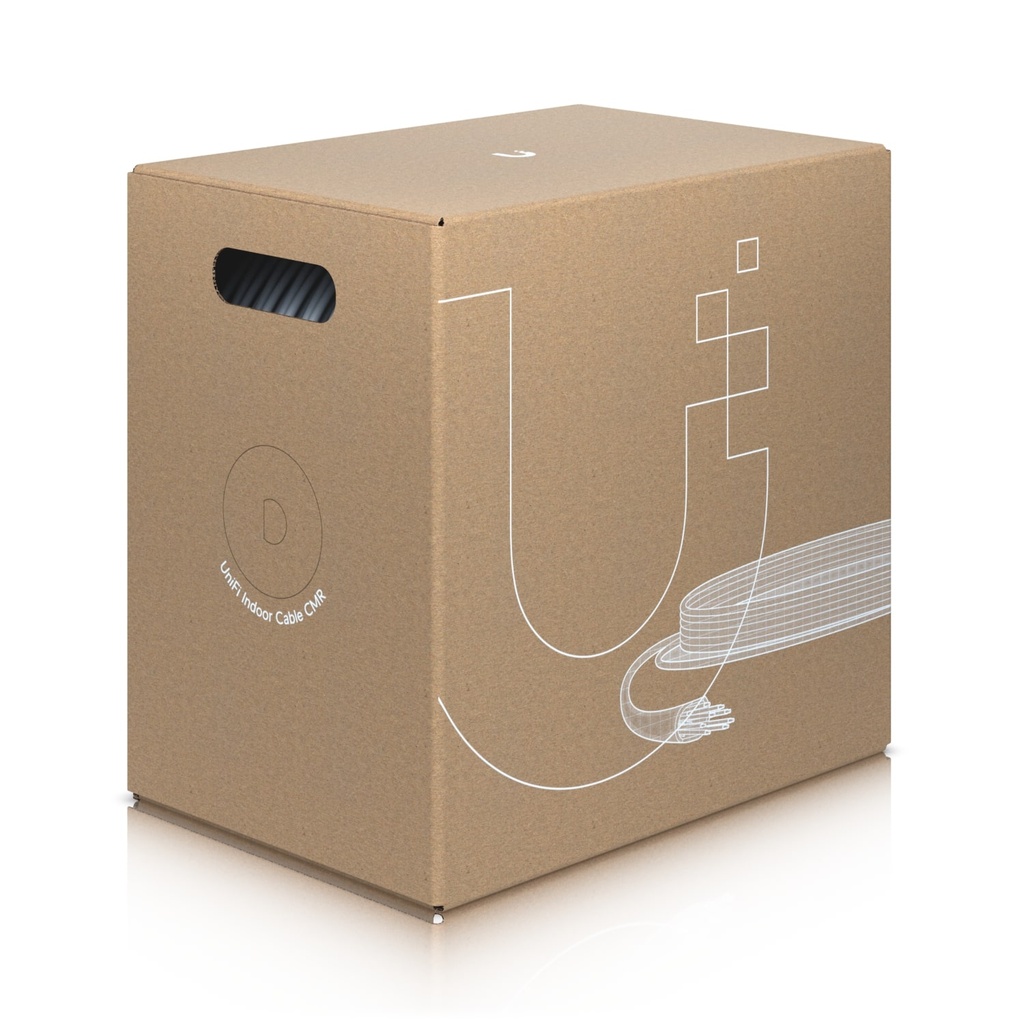 [810010075833] 810010075833 Ubiquiti UniFi Ethernet Cable, Category 6 UTP (Unshielded Twisted Pair),  Up To 10G Ethernet, 304m, Anti-crosstalk Divider, 2Yr Warr