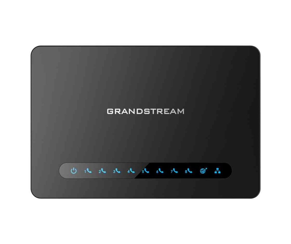 [6947273702412] 6947273702412 Grandstream HT818 FXS ATA, 8 Port Voip Gateway, Dual GbE Network, Supports 2 SIP profiles and 8 FXS ports, Supports T.38 Fax for reliable Fax-over-IP