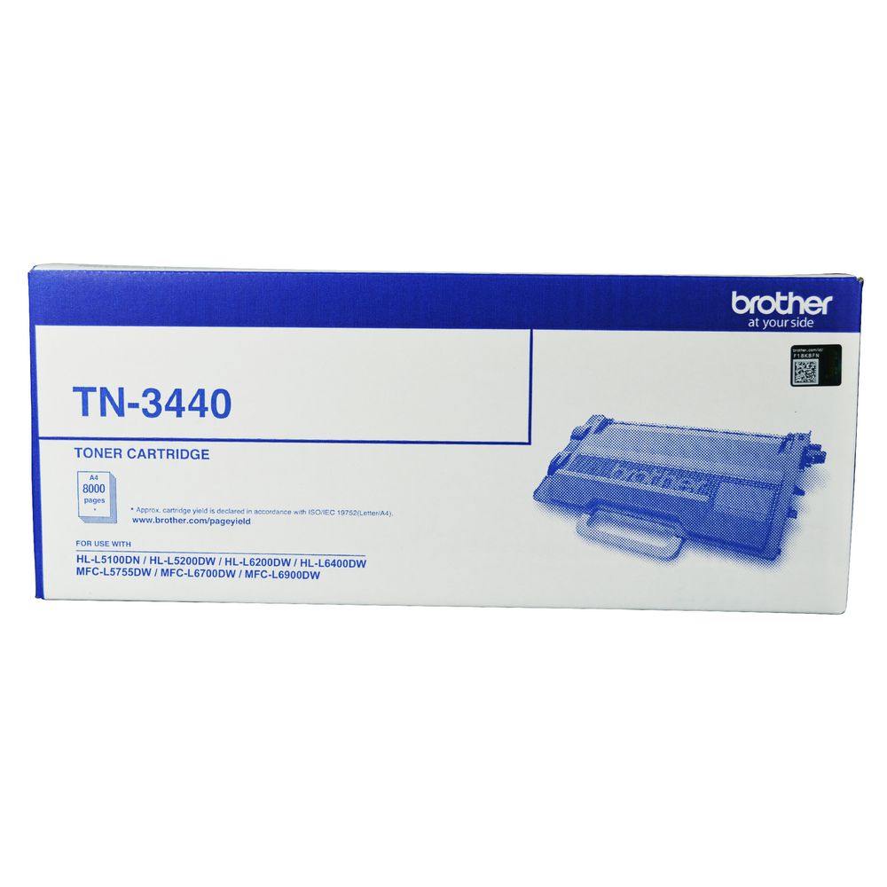 [4977766756761] Brother TN-3440 Mono Laser Toner - High Yield- HL-L5100DN, L5200DW, L6200DW, L6400DW  MFC-L5755DW, L6700DW, L6900DW up to 8000 pages