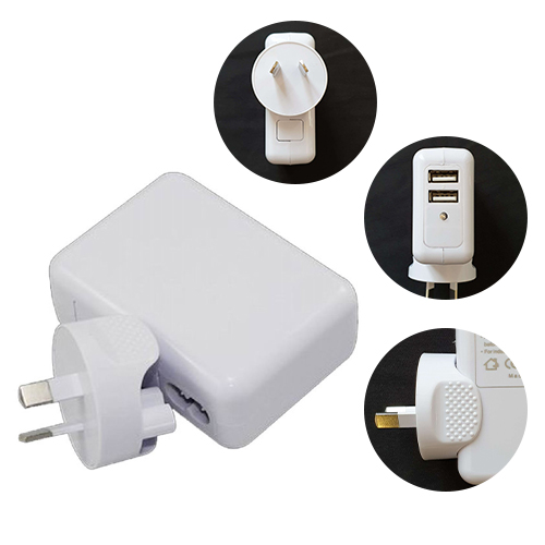 [9320301002536] 9320301002536 Astrotek USB Travel Wall Charger AU Power Adapter Plug 5V 2.1A 100V-240V 2 Ports White Colour for iPhone Samsung Smartphones  USB Devices ~CBAT-USB-P
