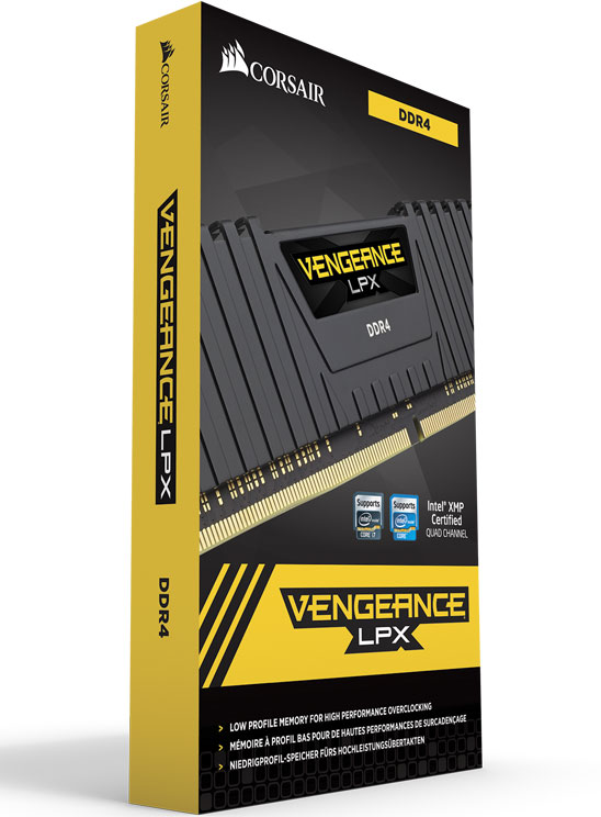 [843591028479] Corsair Vengeance LPX 16GB (2x8GB) DDR4 2666MHz C16 Desktop Gaming Memory Black - AMD Ryzen