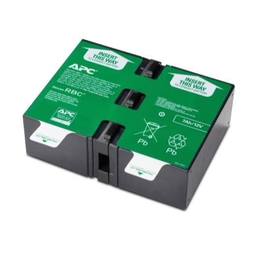 [731304284369] 731304284369 APC Replacement Battery Cartridge, VRLA battery, 7Ah, 24VDC, 2-year warranty