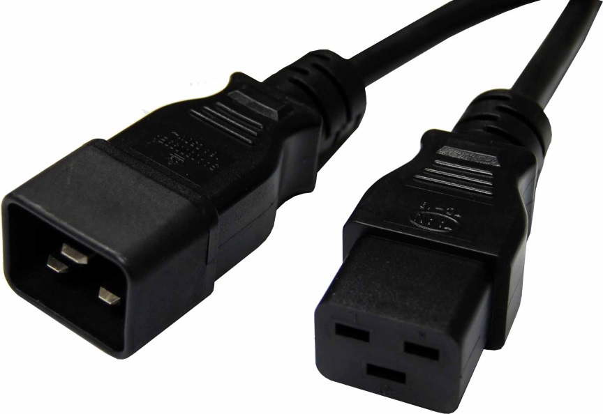 [9341756014653] 9341756014653 8Ware 2m Power Extension Cable Lead 15A IEC-C19 to IEC-C20 Male to Female for UPS PDU PC Servers Rack-mount Power Distribution Units